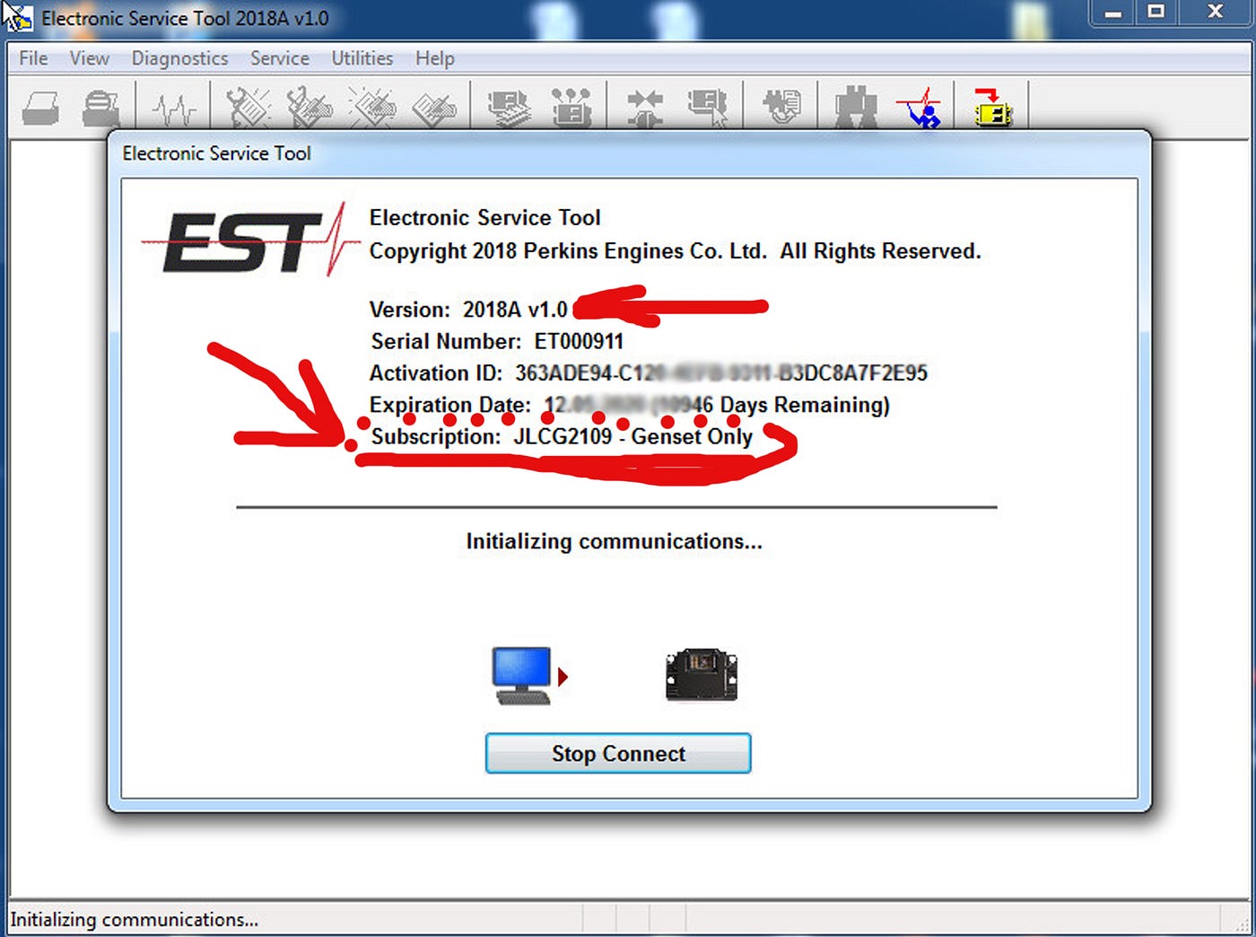 Perkins EST (Electronic Service Tool) 2018A Full