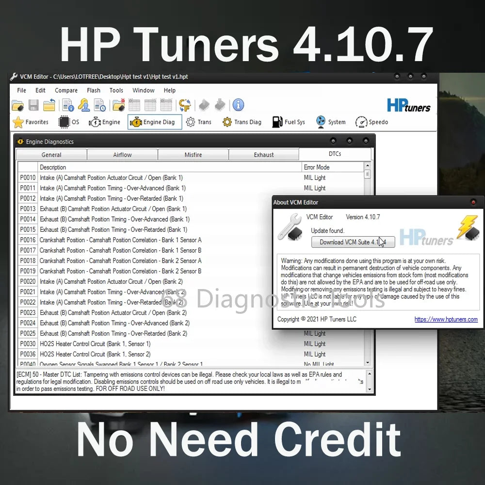 HP Tuners 4.10.7 Full Key