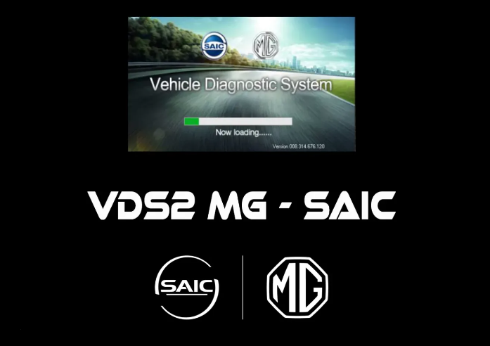 VDS2 Vehicle Diagnostic System MG SAIC CARS 2023 VM WARE