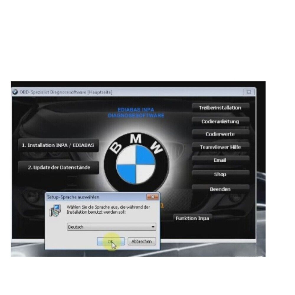 BMW Inpa 6.2 + 6.9 Diagnosis, coding, programming