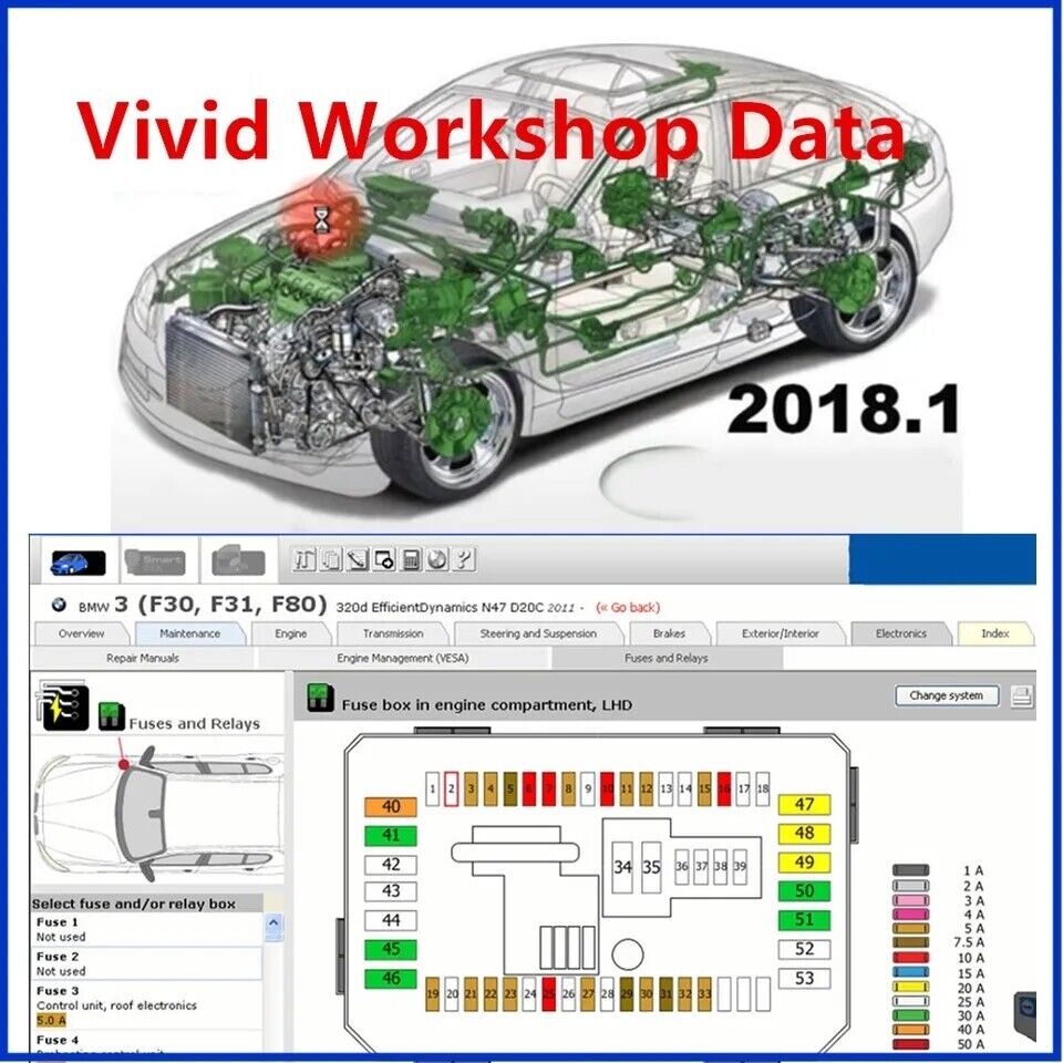 Vivid Workshop Data 18.1 / Haynes Pro car repair