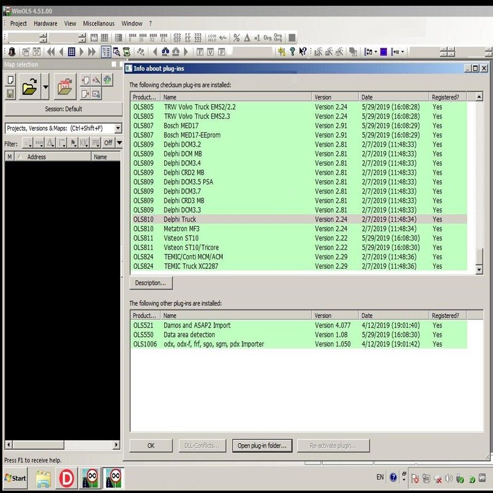 WinOLS 4.51 +ECM Titanium 1.61 + Damos+ IMMO (VMware)