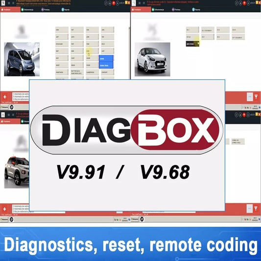 DIAGBOX V 9.91 / V9.68 LEXIA 3