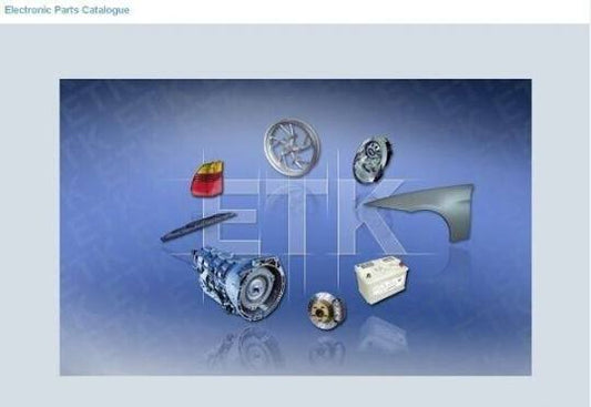 BMW ETK 01/2020 +BMW ETK price 2023